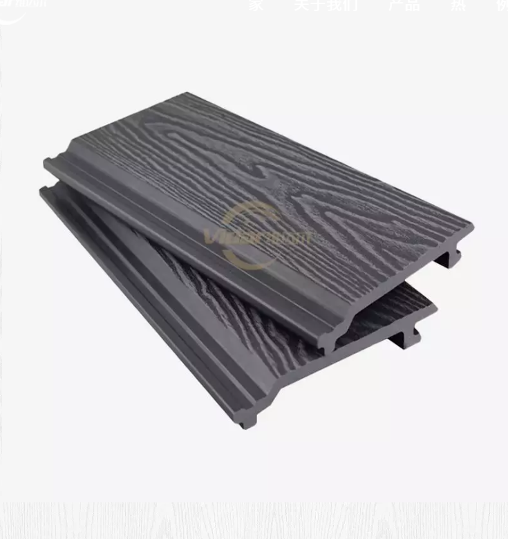 3D kohokuvioitu ulkoinen WPC-sein&auml;paneeli